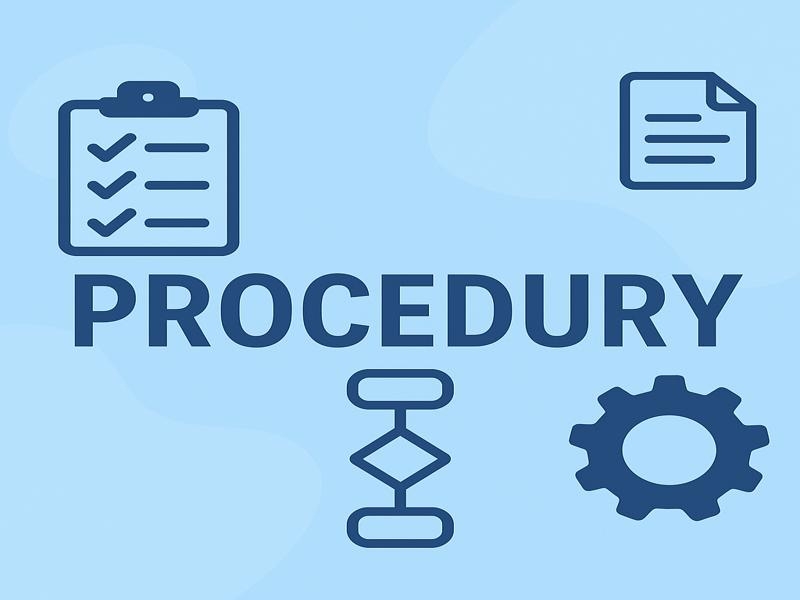 Procedury postępowania 